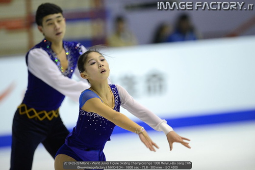 2013-02-28 Milano - World Junior Figure Skating Championships 1060 Meiyi Li-Bo Jiang CHN